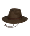 Image of Mens Hamilton Safari Hat Chocolate M/L